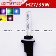 2X AC качества 12V 35w H27 hid ксеноновая лампа h1 h3 H4-1 h7 h8 h9 h11 h10 hb3 hb4 H27 880 881 автомобильной фиолетовый/синий/желтый 3000K led
