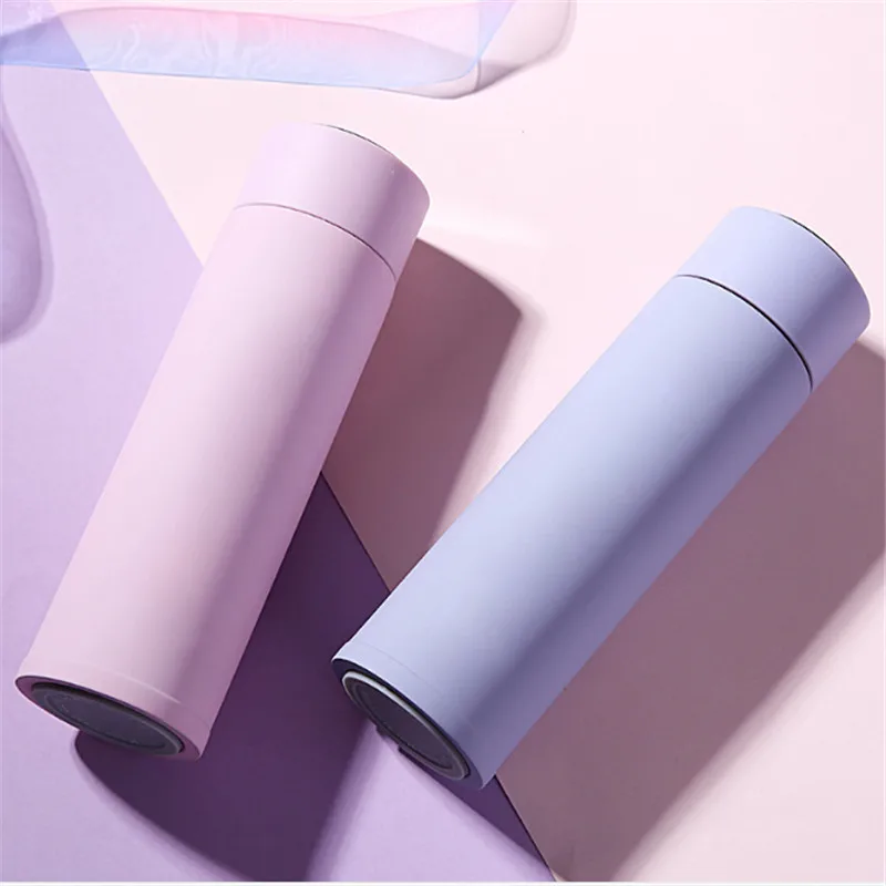 350ml Thermos Cup Temperature showed stainless steel fashion mug