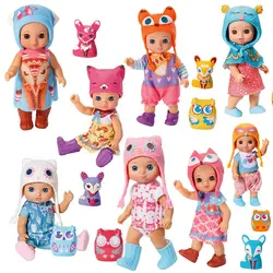 Мода фигурку Принцесса Мини лисы, кукла игрушки 12 см прекрасная кукла для девочек