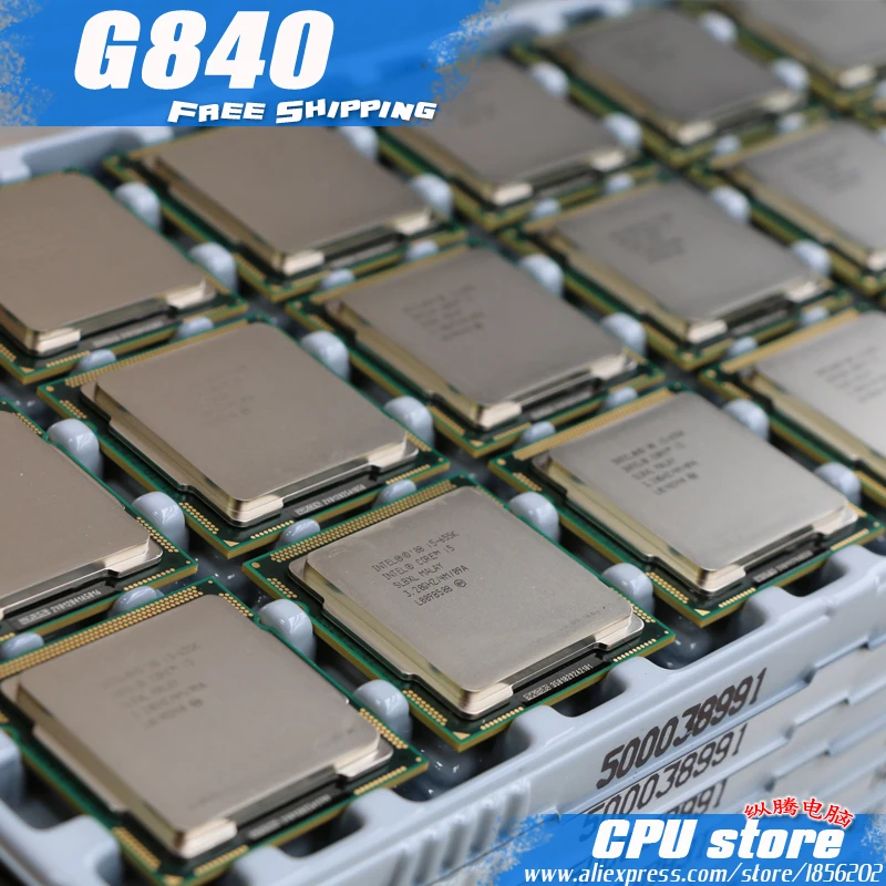 Процессор Intel Pentium G840 3M cache 2,8 GHz L3 = 3M LGA 1155 TDP 65W настольный процессор(Рабочая), G850