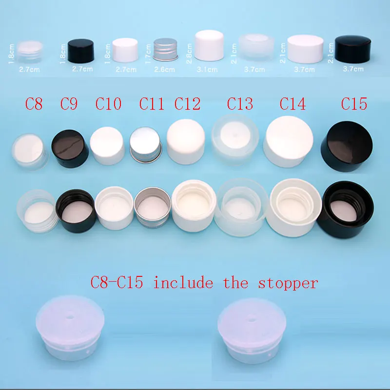 300ml PE bottle with caps (10)