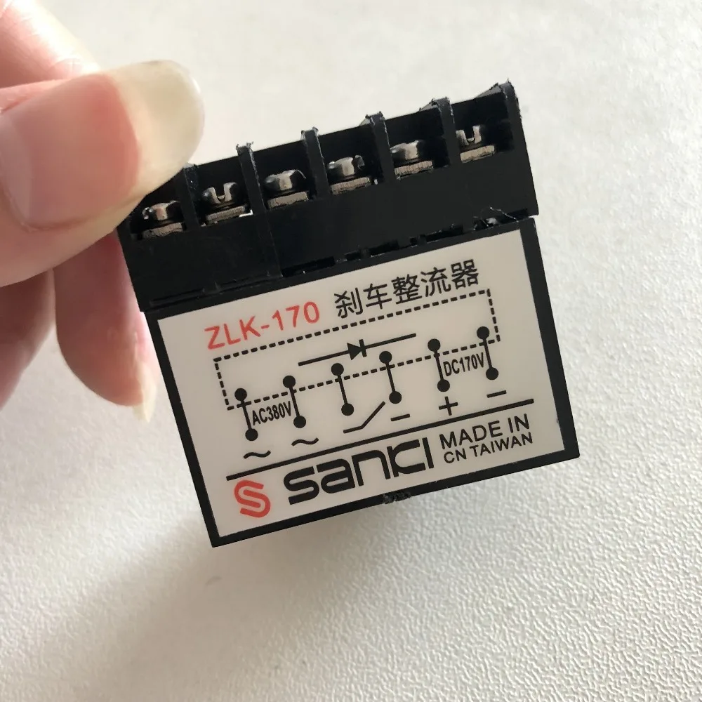 

ZLK-170 Power Unit The Motor Electromagnetic Brake Rectifier of Sanki Woking Voltage AC380V-DC170V 1.5A