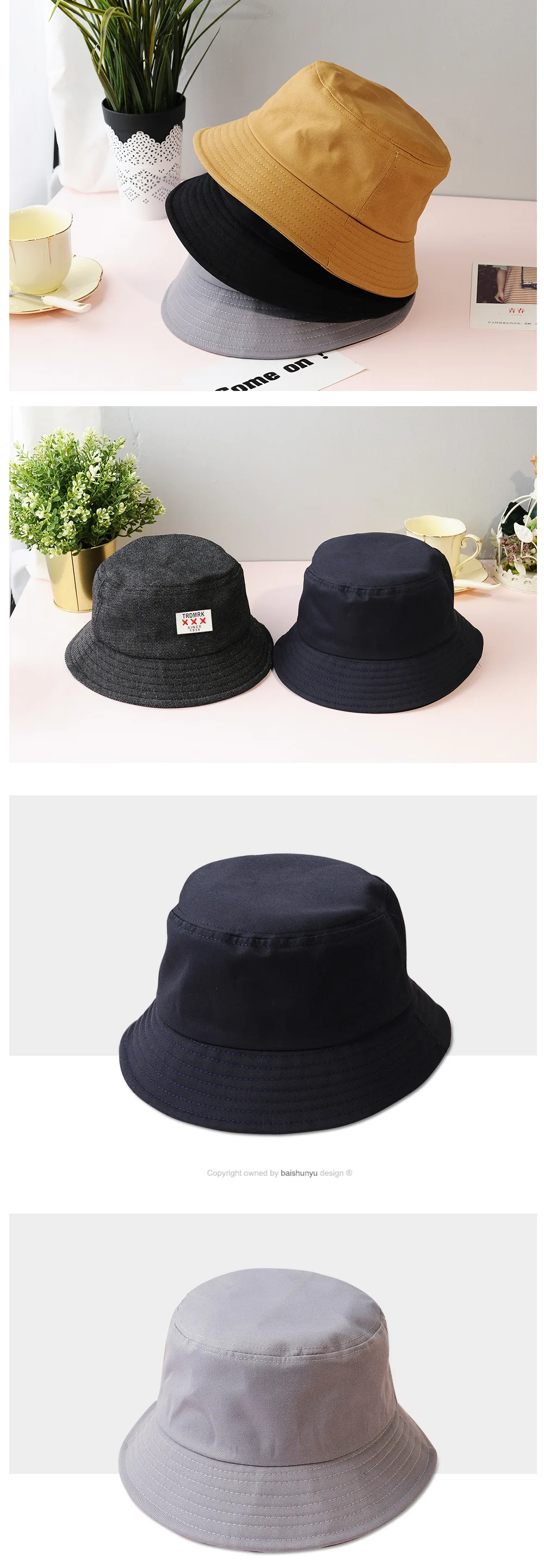 Unisex Summer Foldable Bucket Hat Women Outdoor Sunscreen Cotton Fishing  Hunting Cap Men Women Basin Chapeau Sun Prevent Hats - Bucket Hats -  AliExpress