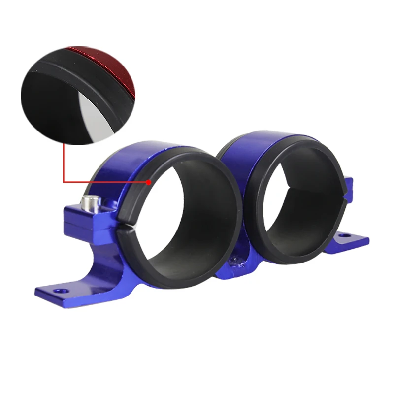 Car Fuel Accessories Dual Twin Fuel Pump Mount Bracket 60MM & Fuel Filter Clamp 60mm Cradle For Car Modified TK-CA747K2