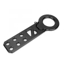 Прочный черный Универсальный передний буксировочный крюк набор подходит для HONDA CIVIC модель CRX автомобильное буксировочное кольцо авто буксировочные инструменты