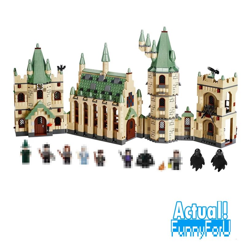 

16030 1340Pcs Creative Movies Series The Hogwarts castle Set LEPIN Model Building Block Children Toy Gift 4842INGly