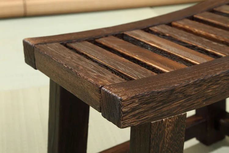 Japanese Antique Wooden Stool Bench Paulownia Wood Asian Traditional Japanese Antique Wooden Stool Bench Paulownia Wood Asian Traditional Furniture Living Room Portable Small Wood Low Stool Design-in Stools & Ottomans from ... - Japanese Antique Wooden Stool Bench Paulownia Wood Asian Traditional