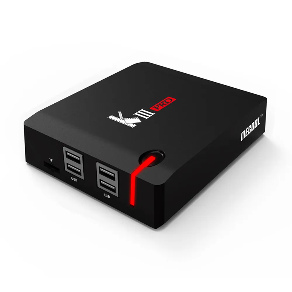  MECOOL KIII PRO DVB-S2 DVB-T2 DVB-C Decoder Android 7.1 TV Box 3GB 16GB K3 Pro Amlogic S912 4K Comb