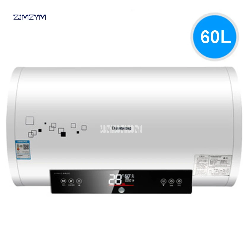 Zsdf-y60d34s электрический водонагреватель Горячая Кухня Регулируемый Температура цифровой Дисплей для хранения воды 60L Электрические