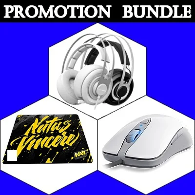 

Super Combo,Steelseries Siberia Elite Gaming Headphone+Steelseries Frostblue sensei Raw + QCK+ Navi Version mousepad,free ship