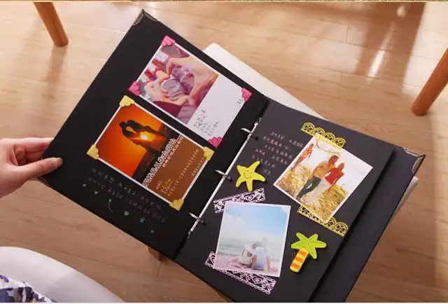 online shop diy manual paste type photo album baby grow memory photograph album