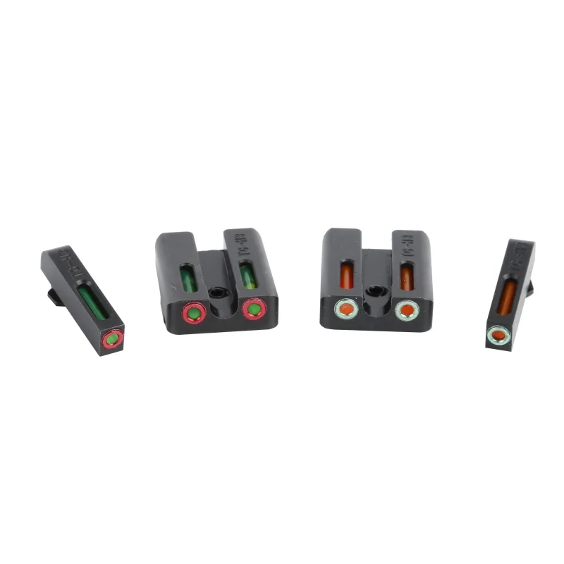 

hunting Real Red green Fiber Optic Front with Combat Notch Focus-lock for Glock Hunting accessories