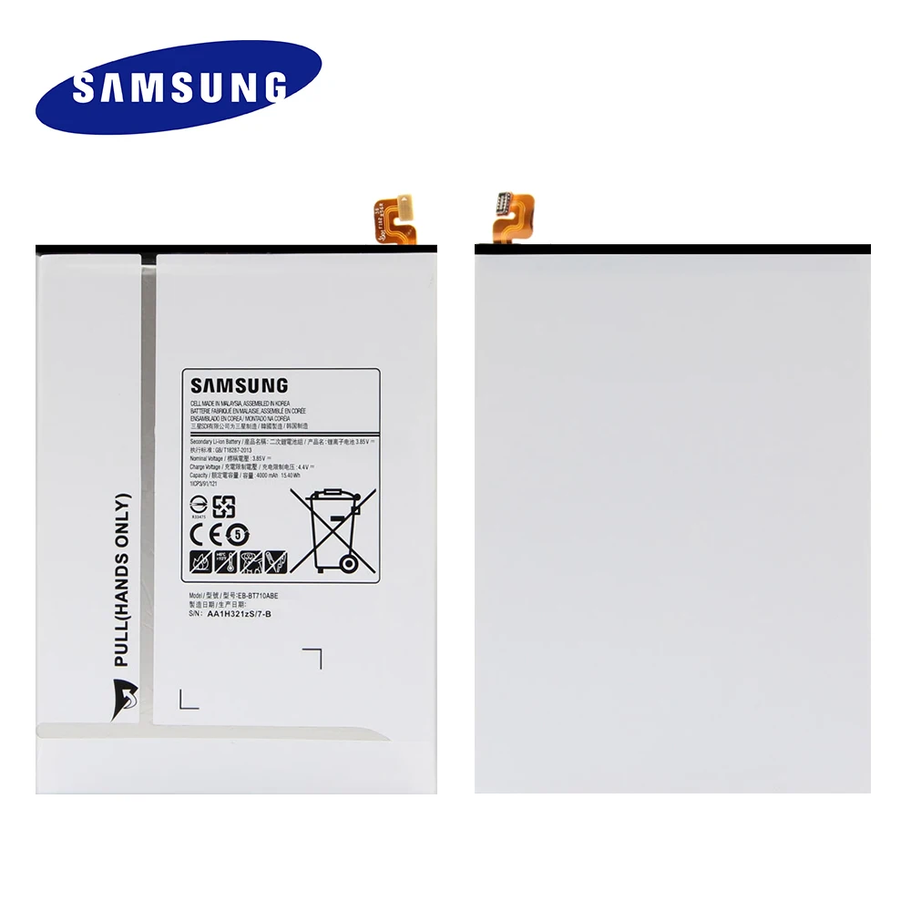 Сменный аккумулятор для планшета samsung Galaxy Tab S2 8,0 T710 T715 SM-T715C EB-BT710ABE 4000 мАч Akku Быстрая