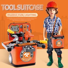 Набор детских инструментов, игрушечный набор для мальчиков, имитирующий винт, многофункциональный дом