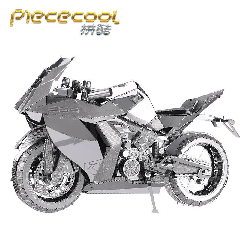 

MMZ MODEL Piececool 3D metal puzzle Motorcycle Assembly metal Model kit DIY 3D Laser Cut Model puzzle toys gift