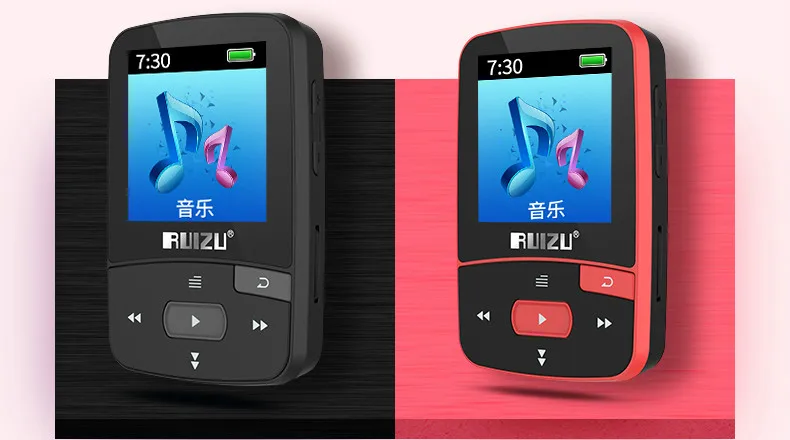 RUIZU X50 Bluetooth спортивный MP3 музыкальный плеер FM радио рекордер Supprot SD карта клип MP3 плеер Bluetooth 8 Гб PK RUIZU X06 X18 X26