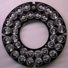 Инфракрасный светодио дный 36x8 ИК LED доска для камер видеонаблюдения ночное видение(диаметр 76 мм) CS Объектив(только 60 градусов