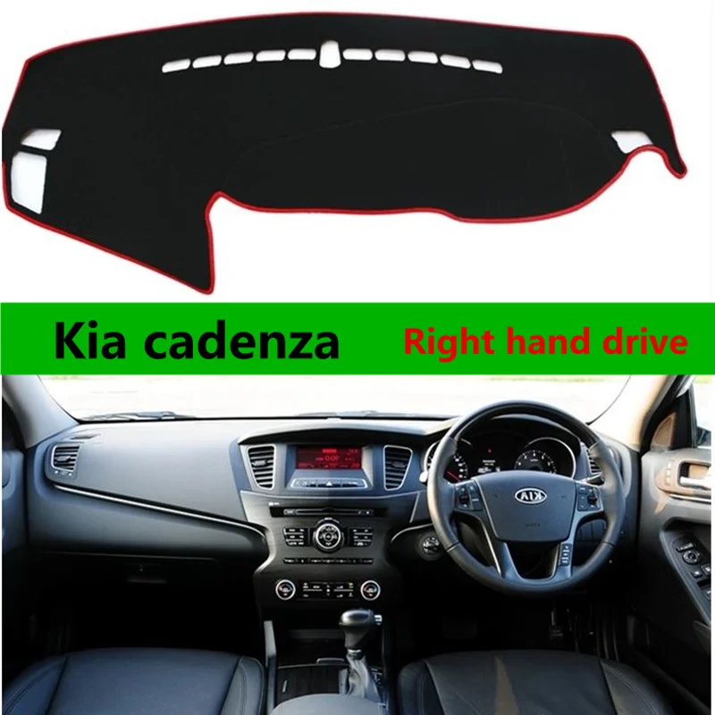 

TAIJS right hand drive car dashboard protective cover for KIA Cadenza K7 Fashion design Auto dashboard mat for KIA K7