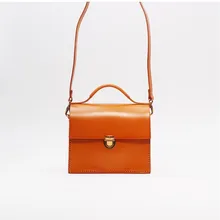 Японский консервативный стиль, ручная работа, натуральная кожа, Женская мини-сумка с верхней ручкой, одноцветная сумка, женская сумка-мессенджер, женская маленькая сумка на плечо