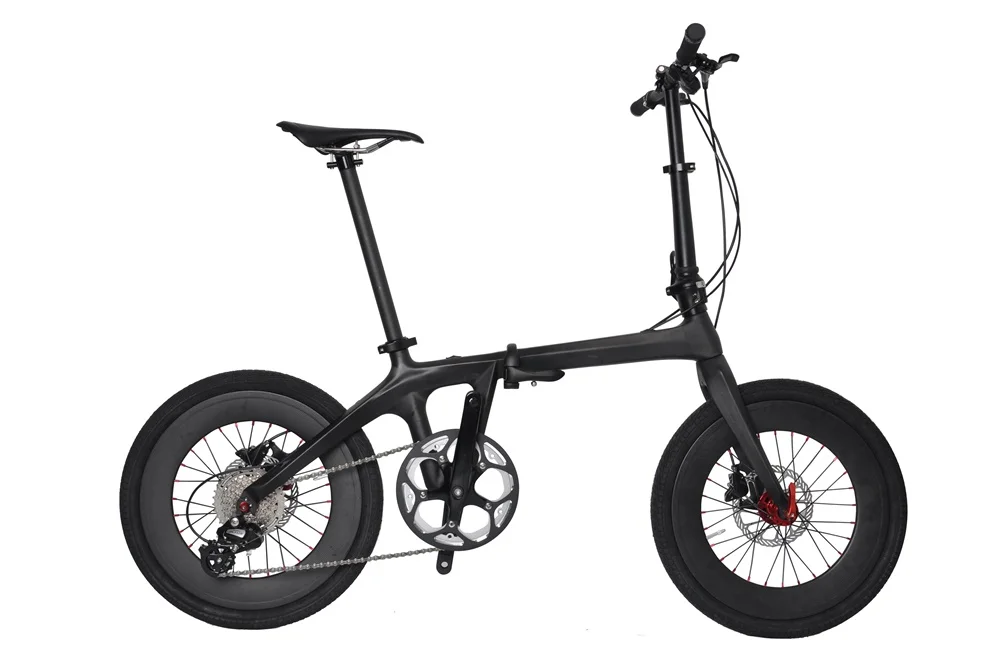 Самый дешевый Китай углеродный руль 20 складной велосипед труба из углеродистого волокна 3 k matt изготовленные на заказ дизайн полный складной велосипед мини портативный дорожный велосипед