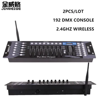 

Free Shipping 2pcs/lot New Arrival 192 Channel Wireless DMX Controller