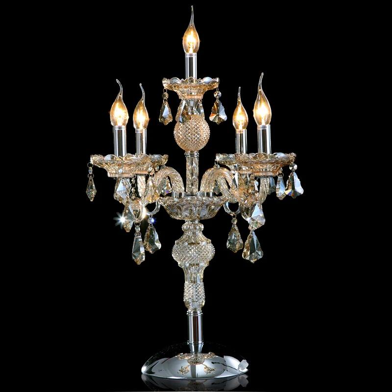 

Modern Table Lamps for Bedroom Bedside Lamp Wedding Decoration Lights Dining Table Light Crystal Desk Lamps for Study Light