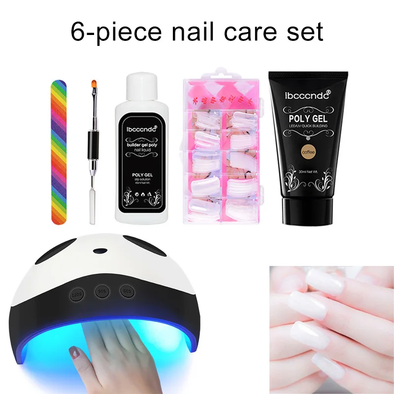 

Nail Art Kit Nails Dryer Nail Extension Poly Gel Fake Nails Tips File Brush Set MSI-19