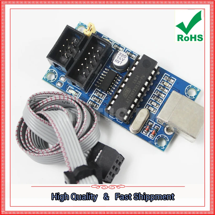 UNO A.D.N USBtinyISP загрузчик AVR микроконтроллер загрузки USB интерфейс крошечный ISP (C1A4)|usb