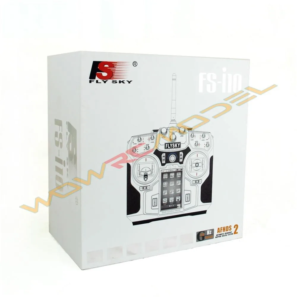 

Newest FlySky FS i10 FS-i10 2.4G 10CH RC Transmitter Controller with Receiver and 5 sensors RC Radio System