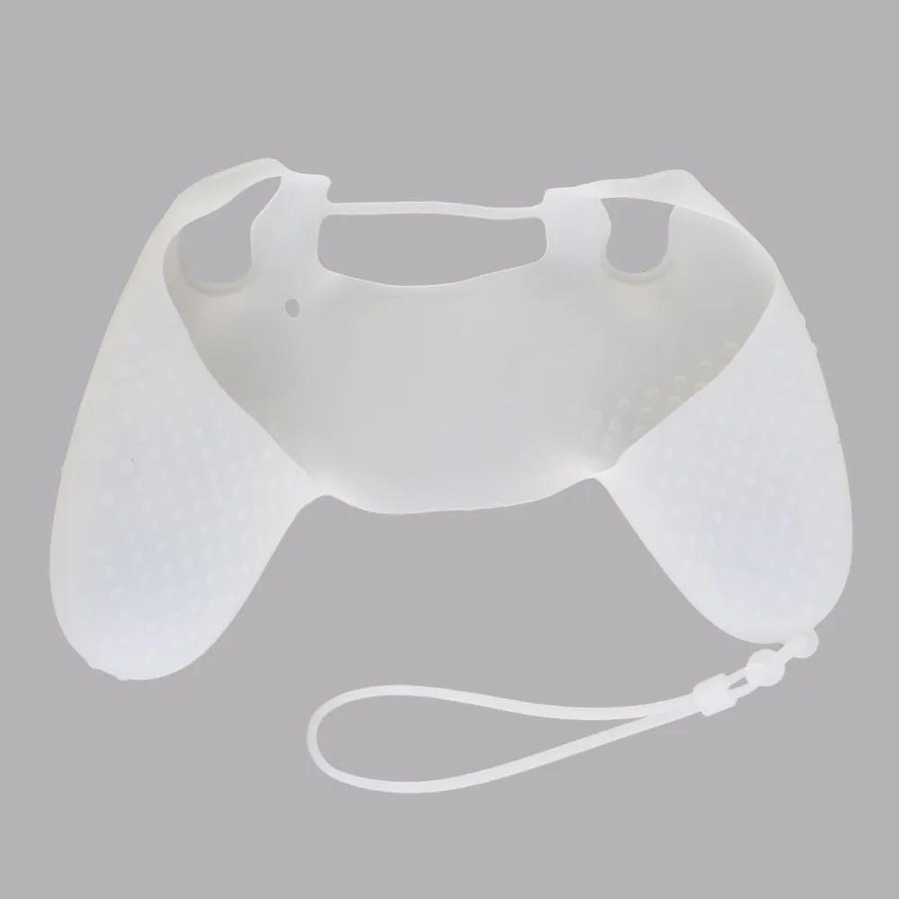 1 шт. Мягкие силиконовые Защита Чехол с ручной ремешок для Playstation 4 PS4 Беспроводной контроллер+ 2 шт. Ручки рулевые для мотоциклов