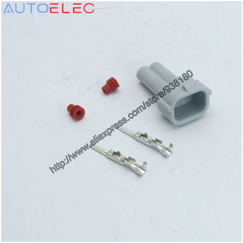 100kit 2P Fuel Injector Parts Denso  Top Slot male connector  Fuel Injector Connectormale Connector KIT NEW EFI case for Subaru