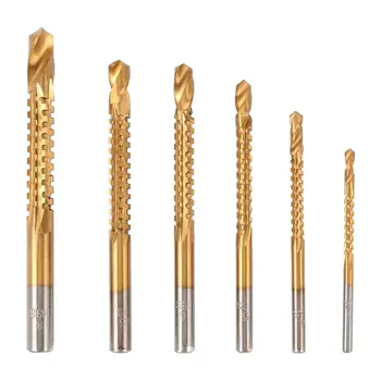 

HSS with titanium coating Drill bits Carpentry Metal Cutting hole 3 - 8 mm Hardware Tools