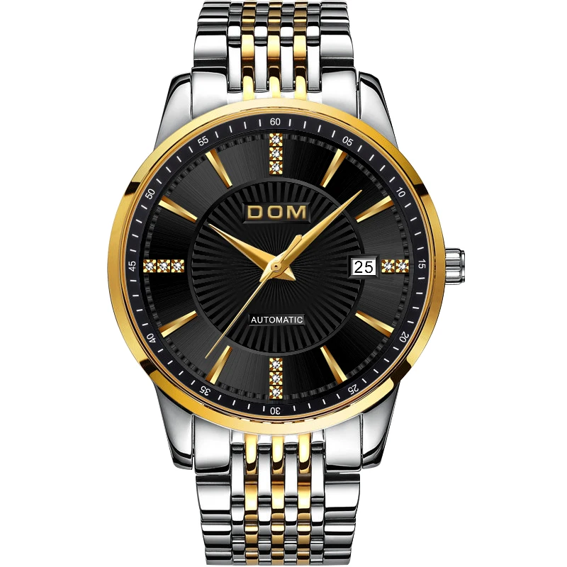

2018 Relojes DOM Male Automatic mechanical Sport Watch Men Luxury Casual Watches Men's Wristwatch Clock relogio masculino M-79G