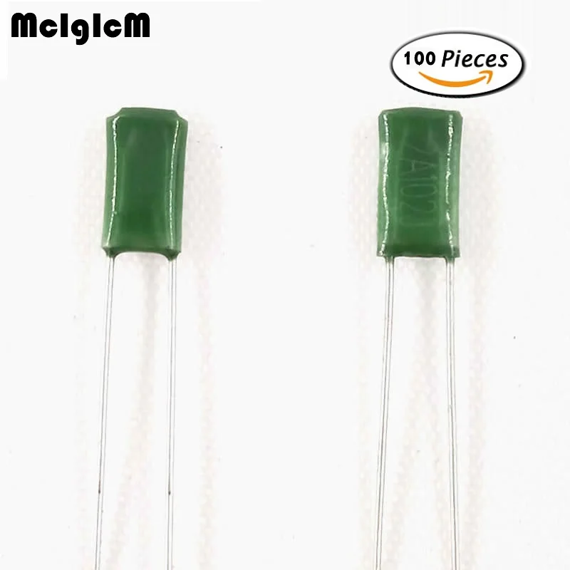 

McIgIcM 100pcs Polyester film capacitor 630V 100V 10nF 12nF 15nF 22nF 2A103J 2A123J 2A153J 2A223J 2E223J