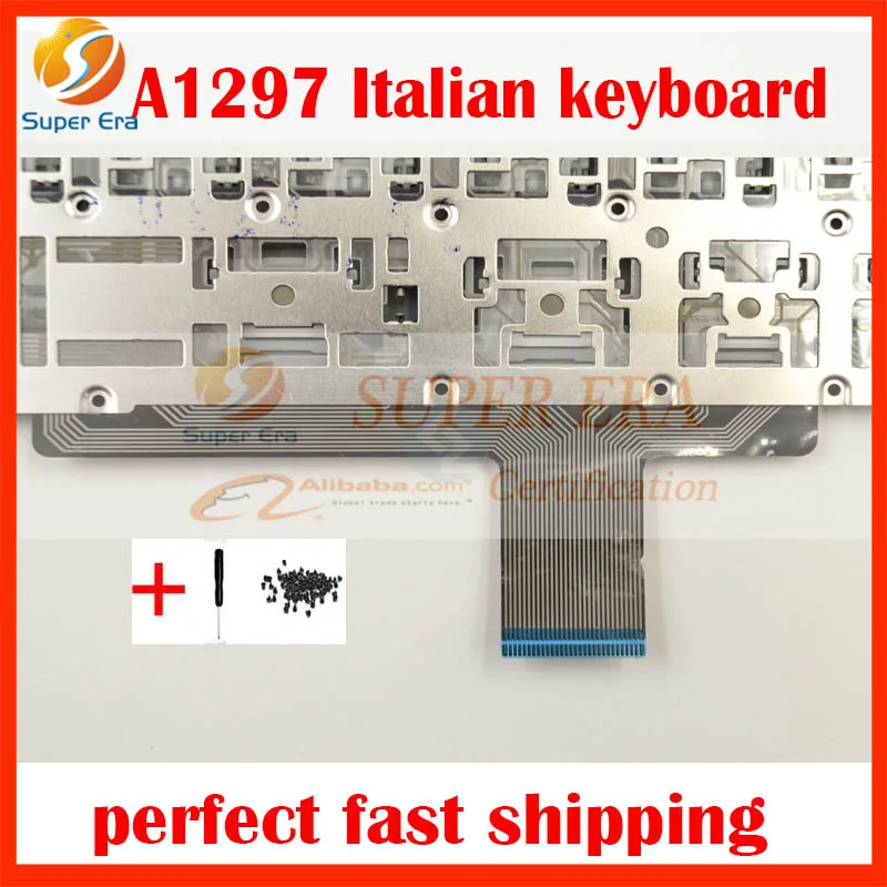 A1297 это клавиатура для MacBook Pro 17 ''A1297 итальянский Италия раскладка клавиатуры без подсветки 2009 2010 2011 год