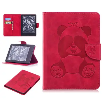 

Fashion Painted Flip Silicone Leather Cover for New Kindle 2016 8th Generation Funda for Amazon Kindle 8 Generation 2016 Case