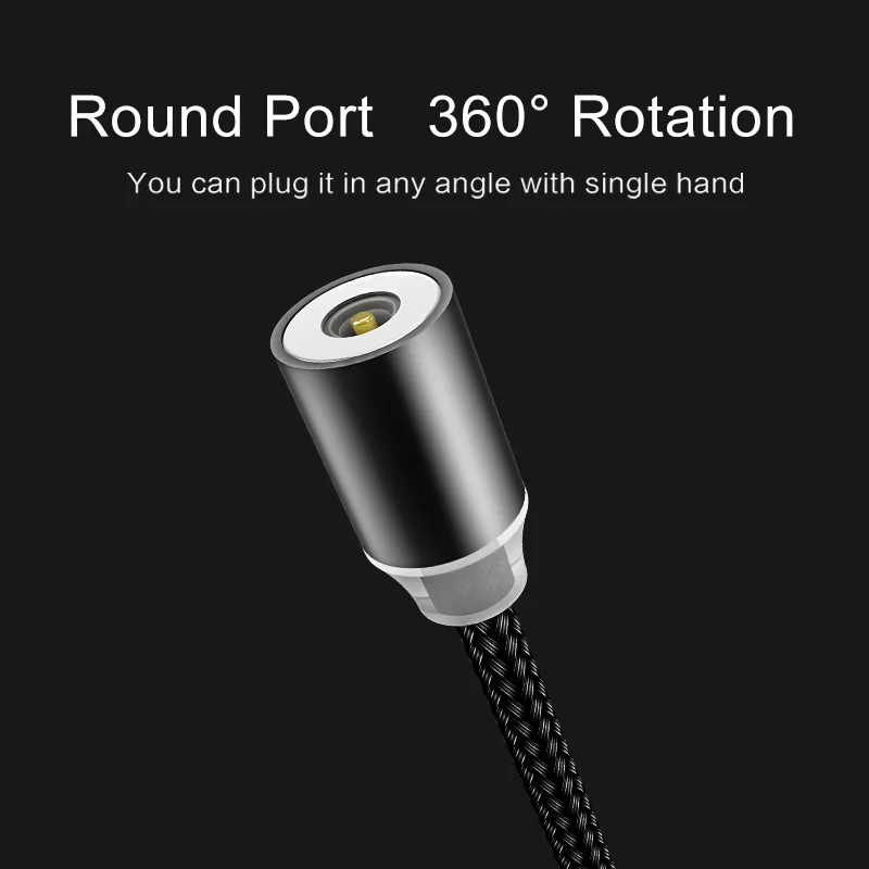 USAMS magnética Cable cable de tipo C Micro USB más rápido de carga Microusb imán cargador usb-c cable para iphone cable Samsung xiaomi