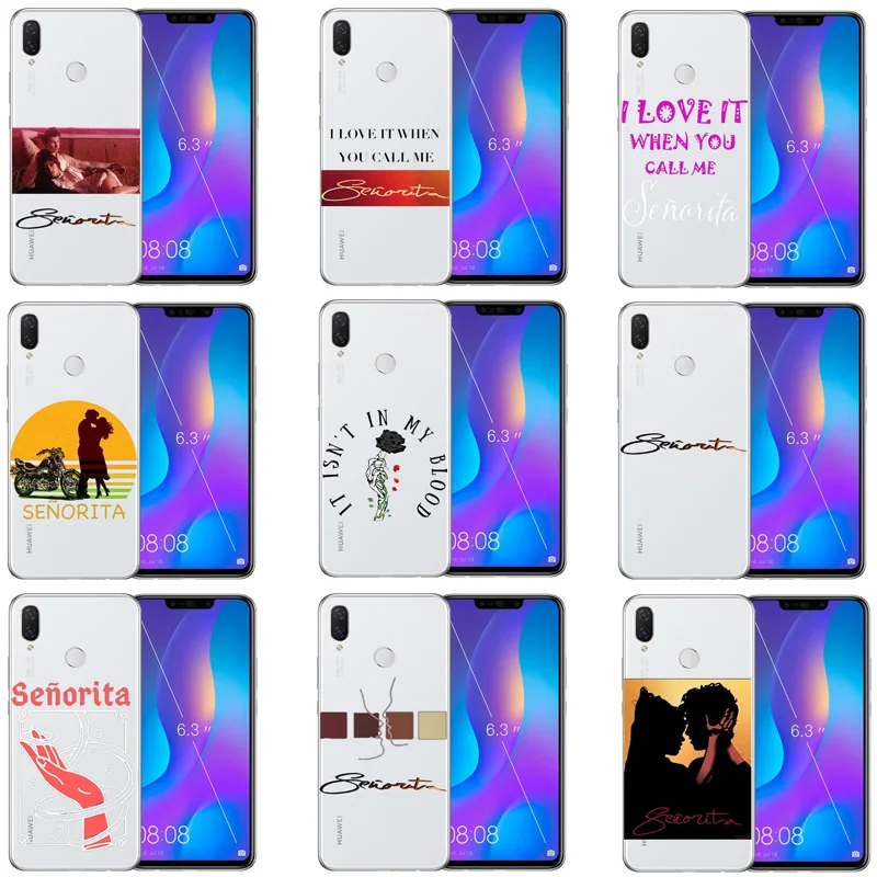 

Camila Mendes Shawn Cabello senorite Colorido silicone suave Phone Case para Huawei Mate/P 8 9 10 20 Lite Plus Fundas Coque