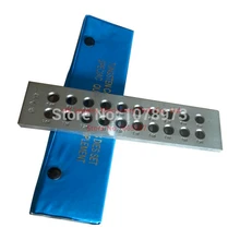 20 отверстия полукруглый фильера Отверстие Размеры 5,10-7,00 мм Вольфрам Карбид нарисовать пластин