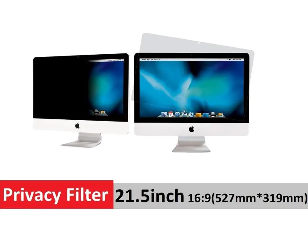 Honsdom 21.5 inch Privacy Screen Filter Protector Film for Apple iMac 16:9 Computer Monitor Retina 4K Anti-Glare(527mm*319mm)
