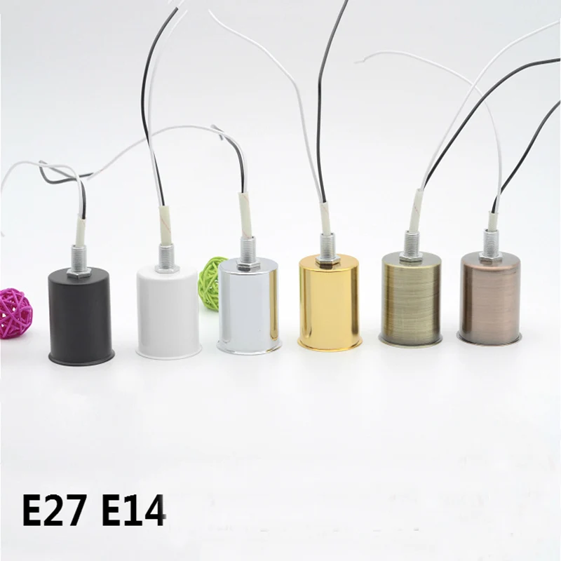 

E27 E14 Ceramic Screw Base Round LED Light Bulb Lamp Base Socket Lamp Holder