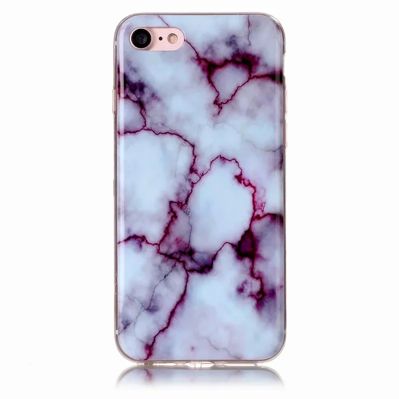 Ascromy For iPhone Marble Case Shockproof Silicone Stone Back Cover Cases For Apple iPhone 8 Plus 7 6 6S X 5 5S SE 5C 4 4S Coque (6)