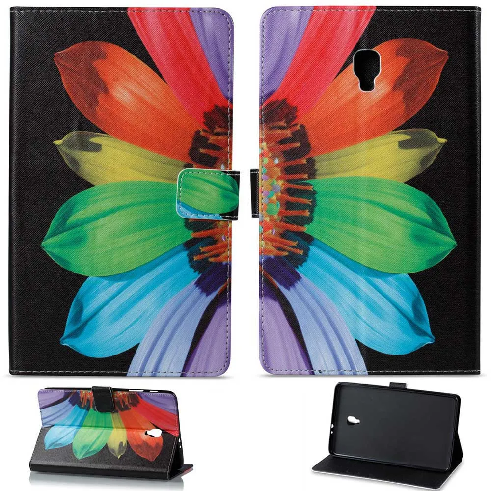 Tablet Case For Samsung Galaxy Tab A 8.0 2017 SM-T380 T385 Fashion Print Leather Wallet Flip Case Smart Cover Wake Sleep (5)