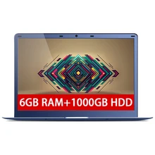 15.6inch 6GB RAM 1000GB HDD Intel Apollo Lake N3450 Windows 10 System 1920X1080P FHD Long Endurance Laptop Notebook Computer