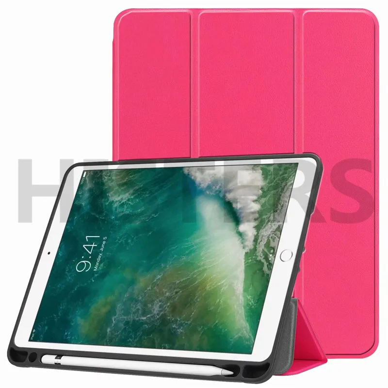 Чехол для iPad 9,7 A1893 A1954 A1822 A1823 Обложка для iPad Air 2 A1566 A1567 A1474 A1475 A1476 Funda_Pencil держатель и умные часы