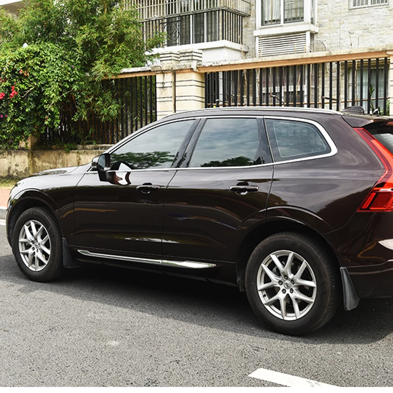 

Car Styling ABS Chrome Accessories 4pcs Side Door Body Molding Trim Protector Body Trim For Volvo XC60 XC 60 2018 2019