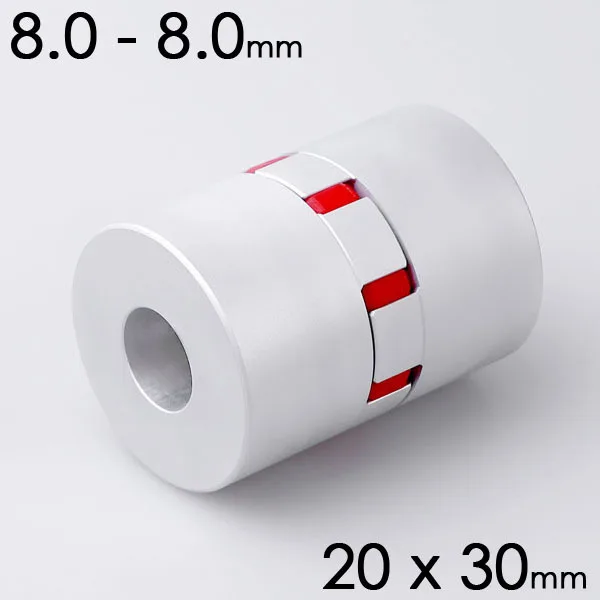

1pcs 8mm - 8mm Flexible Jaw Buffering Coupling Shaft Coupler 30x40mm for CNC Stepper Motor