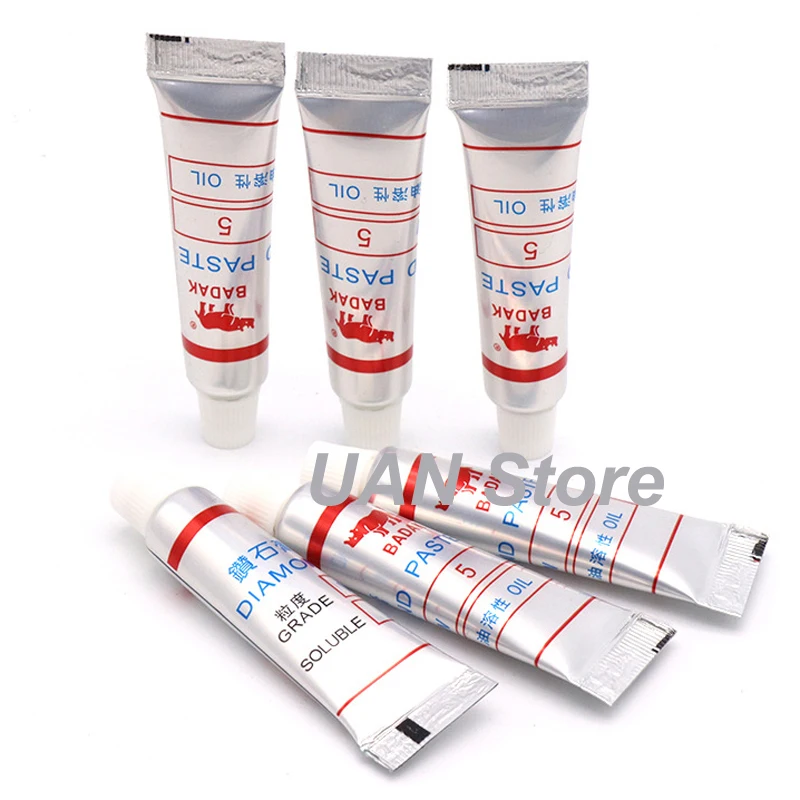 12pcs Diamond Polishing Lapping Paste Compound Syringes 0.5 ~40 Micron Glass Metal Grinding Polishing AbrasIve Tools