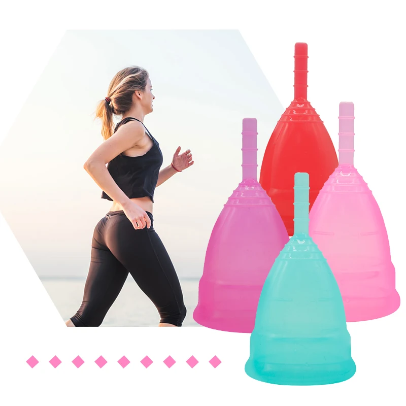 Menstrual cup Feminine Hygiene Lady Cup for Women 100% Medical Grade silicone copa menstrual reusable silicone cup FDA Test Menstrual cup Feminine Hygiene Lady Cup for Women 100% Medical Grade silicone copa menstrual reusable silicone cup FDA Test