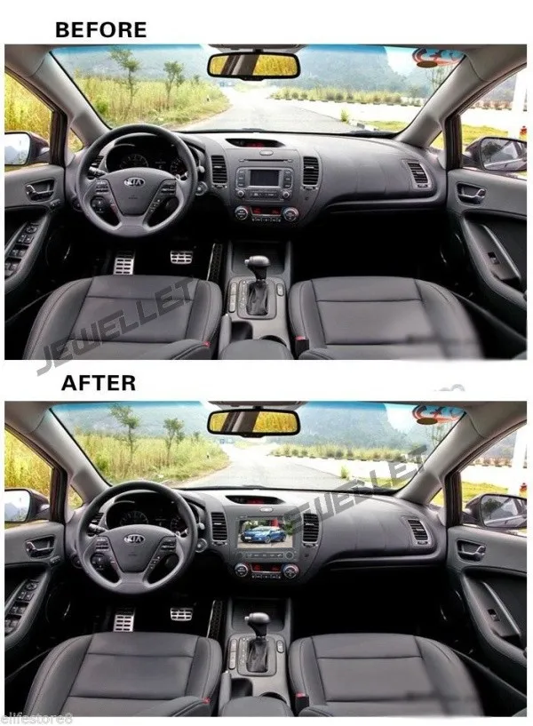 Best Quad core 1024*600 HD screen Android 9.0 Car DVD GPS radio Navigation for Kia Cerato forte 2014-2016 with 4G/Wifi DVR OBD 1080P 0